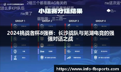 2024挑战者杯8强赛：长沙战队与芜湖电竞的强强对话之战