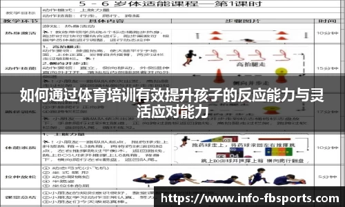 如何通过体育培训有效提升孩子的反应能力与灵活应对能力